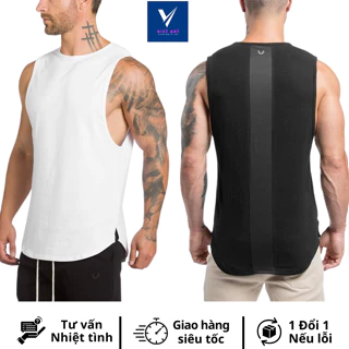 Áo ba lỗ nam tanktop tập gym, áo thun ba lỗ nam Men Art chơi bóng rỗ thể thao vải lụa  A102