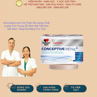 Conceptive Men - Bổ Tinh Trùng, Tăng Sức Đề Kháng, Tăng Cường Sinh Lý Nam, Tăng Thụ Thai