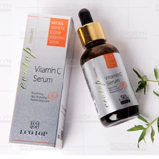 Serum Vitamin C Ecotop ngừa mụn thâm nám sẹo thâm rỗ tàn nhang dưỡng trắng da 50ml