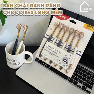 Combo 6 Bàn Chải Đánh Răng Lông Mềm Hàng Nội Địa Trung