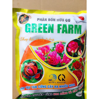 1Kg Phân Bón Hữu Cơ Viên Bón Gốc chuyên cây Hoa Hồng, hoa cây kiểng, cây ăn trái, rau củ quả