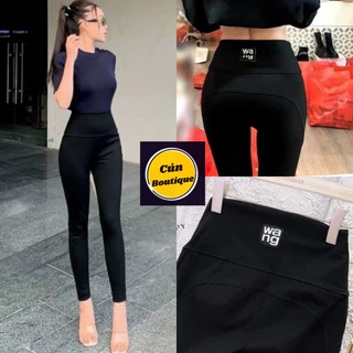 Quần legging nữ chất vải Umi dày dặn mềm co giãn nâng mông cạp cao bản to gen bụng