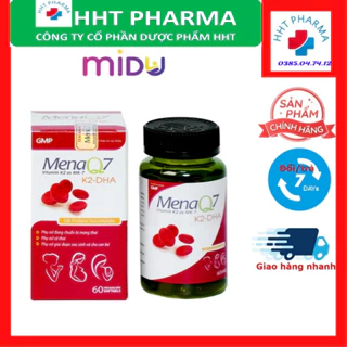 Viên sắt Midu MenaQ7 K2 DHA bổ sung sắt, DHA, vitamin và khoáng chất cho bà bầu và sau sinh. Mena Q7