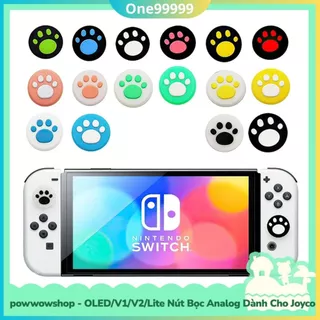 Nút bọc cần anlog tay cầm nintendo switch ( 02 nút ) hình chân mèo