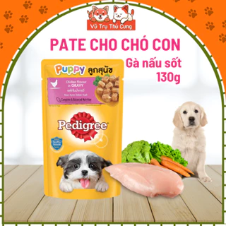 Pate Cho Chó Con Pedigree 130g, Gà nấu sốt