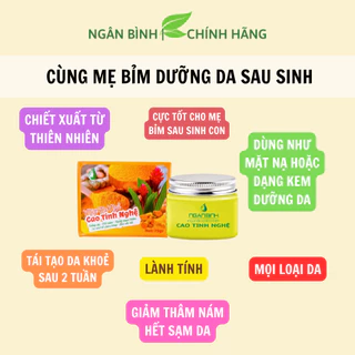 [ Móp vỏ ] Cao tinh nghệ làm đẹp da, mặt nạ ngủ cao nghệ se khít lỗ chân lông, giảm mụn, mờ thâm giúp da trắng mịn