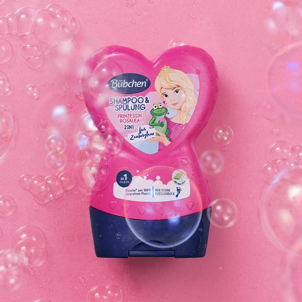 [Mẫu mới] Sữa tắm gội Bubchen trái tim cho bé gái