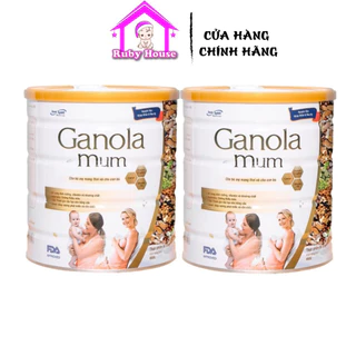 Combo 2 lon sữa hạt bầu Ganola mum 650g - Dinh dưỡng vàng cho mẹ và bé