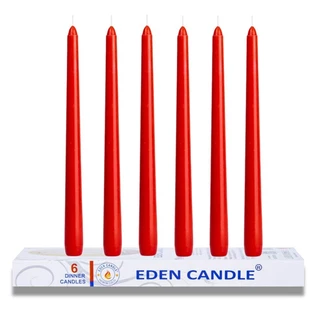 [BST Nến trang trí HOT 2024] Hộp 6 nến thơm taper Eden Candle EDC2331, Nến trang trí giáng sinh, tuỳ chọn màu sắc nến