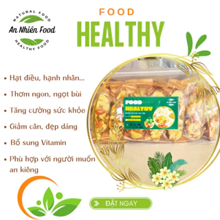 Bánh Gạo Lứt Mix Hạt Dinh Dưỡng An Nhiên Food Túi 500Gr Thơm Ngon, Ngọt Nhẹ Tốt Cho Sức Khỏe.