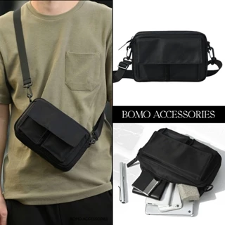 Túi đeo chéo nam nữ vải oxford dạng hộp cao cấp đựng đồ đi học, đi làm, đi chơi chống nước 5 ngăn tiện lợi - BOMO- BM017