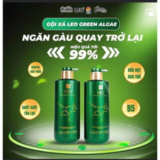 Cặp Gội Xả Prosee LEO Green 450ml Tái Tạo Dành Cho Tóc Gàu,Dầu Nhờn