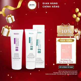 Kem chống nắng phổ rộng B3+ innoskin với 6 màng lọc, Nâng tone, Kiềm dầu siêu đỉnh Zenny cosmetics