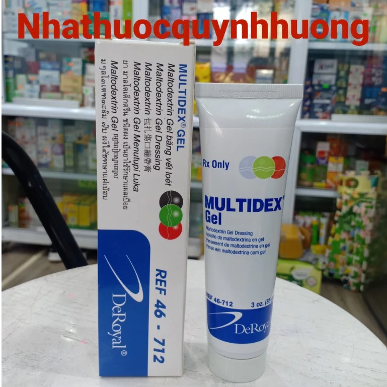 Multidex Gel 85g giúp nhanh làm lành vết thương