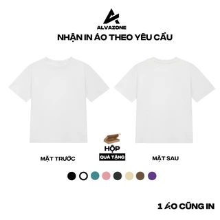 Áo Thun Baby Tee Alvazone Mẫu Trơn 8 Màu Cotton 100%