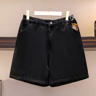 Quần short jean đen big size lớn 80-125kg