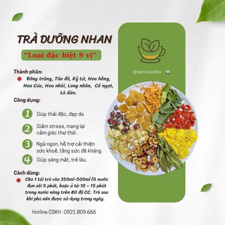 Trà Dưỡng Nhan 9 vị