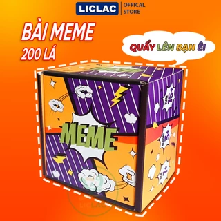 Bộ Bài MEME 200 Lá Quẩy Lên Bạn Êi chơi cùng bạn bè vui vẻ, Board Game meme tấu hài vui quên lối về