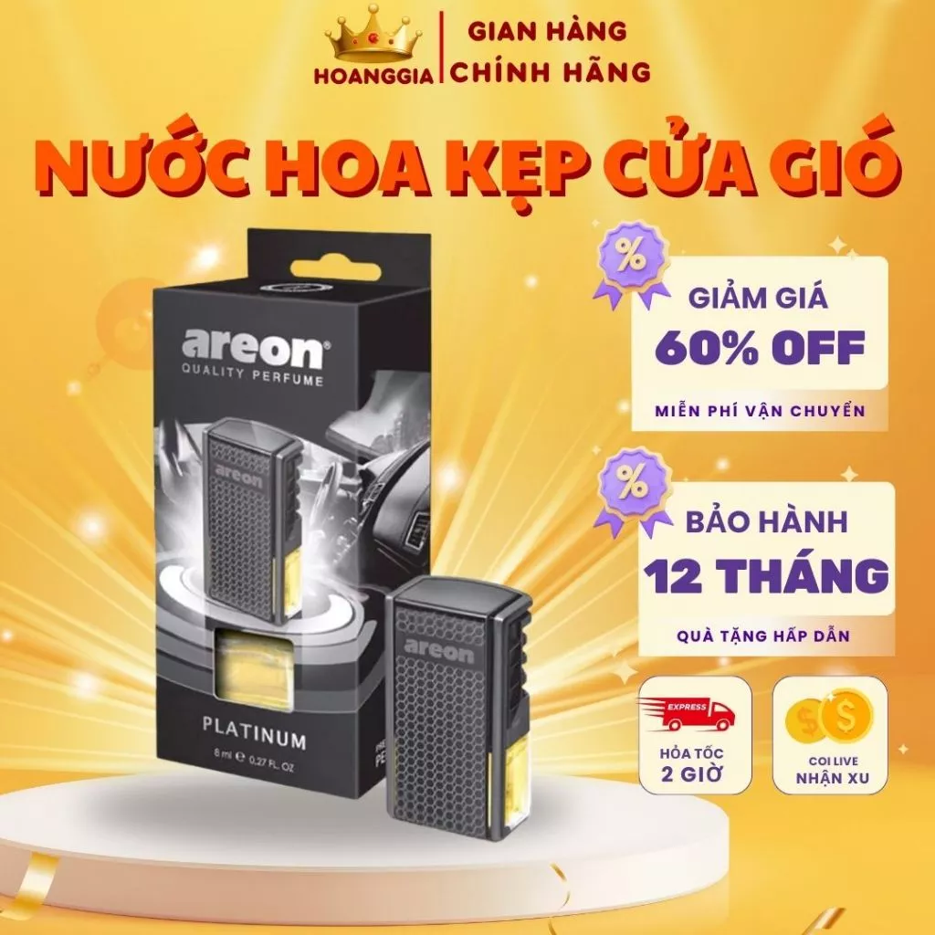 Nước Hoa Ô Tô Areon - Nước Hoa Kẹp Cửa Gió Ô Tô Areon Chính Hãng Cao Cấp Lưu Hương Bền Lâu