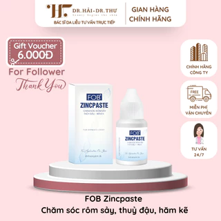 [CHÍNH HÃNG] FOB Zincpaste - Chăm sóc rôm sảy, thuỷ đậu, hăm kẽ