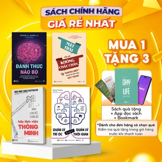 Combo Sách Quản Lý Trí Óc, Hãy Làm Việc Thông Minh, Mặt Trái Của Sự Không Chắc Chắn - Bizbooks