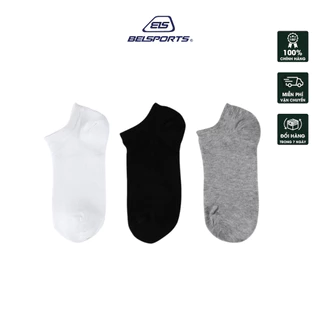 Tất Vớ Thể Thao BELSPORTS Cotton Cổ Ngắn Thoáng Khí Dày Dặn Nhiều Màu