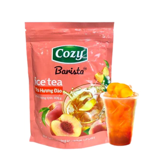 Trà Đào Cozy - Hoà Tan 400gr/gói pha được 50 ly.