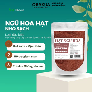 Ngũ hoa hạt nguyên chất Obaxua ( hạt ngũ hoa, hạt đình lịch ) Loại 1 Handmade - Mặt nạ đắp mặt ngừa mụn dưỡng da