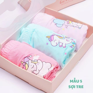 Set 3c Quần Chip/ lót đùi Pony sợi tre xinh sắn , mềm mịn , kháng khuẩn ,an toàn cho vùng nhạy cảm size 10-65kg