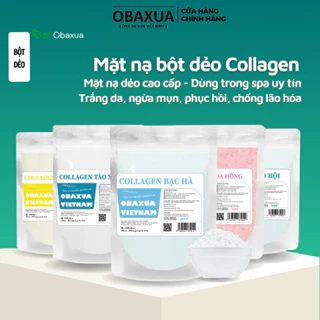 Mặt nạ dẻo dạng bột OBAXUA - Dùng trong Spa Cao Cấp - Dưỡng Trắng Da, Cấp ẩm, Chống Lão Hóa, Ngừa Mụn