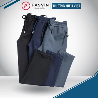 Quần Thể Thao Nam FASVIN DC23606.HN Vải Mềm Đẹp Ống Suông Hàng Nhà Máy Chất Lượng Cao Tiện Dụng