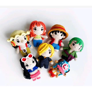 Móc khoá băng mũ rơm  (One Piece) - Luffy, Zozo , Sanji, Nami , Usop, Robin, Chopper | MADE BY HANA