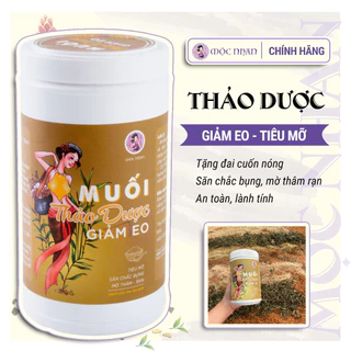 (Tặng đai chườm) Muối giảm eo sau sinh, săn bụng, eo thon nhanh, giảm 10 - 15 cm MỘC NHAN 800g