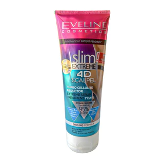 Gel Tan Mỡ Eveline Slim Extreme 4D Mạnh Mẽ Cấp Tốc Lạnh, Ngăn Rạn Da Sau Sinh Và Sần Vỏ Cam Hiệu Quả Tuýp 250ml