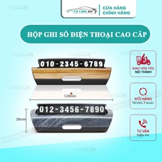 Bảng ghi số điện thoại trên ô tô, Bảng ghi số điện thoại để taplo xe