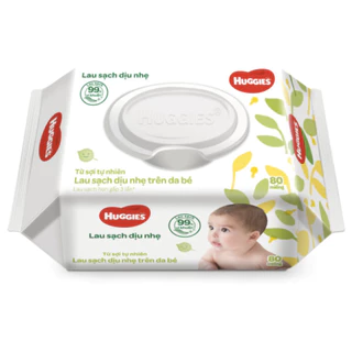 Khăn Giấy Ướt Cho Trẻ Sơ Sinh HUGGIES (64/80 Tờ/ Gói)