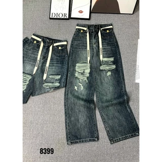 [ Ảnh Thật ]Quần Jean Baggy Nữ Ống Rộng Cạp Cao, Quần Bò UNISEX Ống Suông Baggy Basic hottrend 2023