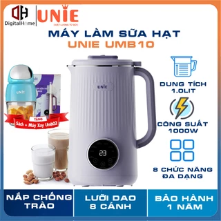 Máy làm sữa hạt Unie UMB10, 1000W-1.0Lit, 8 chức năng xay nấu đa năng, hàng chính hãng