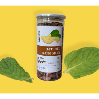 500g Hạt Điều Rang Muối Nguyên Lụa, Hạt Điều Nguyên Hạt Còn Vỏ Lụa (Loại 430 - 450 hạt/Kg) Có Giấy Phép VSANTP