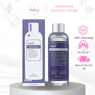 Nước Hoa Hồng Klairs Supple Preparation Toner Dưỡng ẩm và làm dịu da 180ml Duduhouse