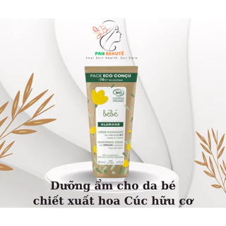 Kem dưỡng ẩm KLORANE Bébé Creme BIO 200ml (bill Pháp)