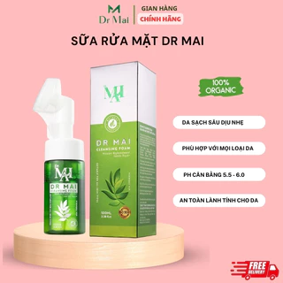 Dr Mai, Sữa rửa mặt Dr Mai 100ml dành cho da dầu và da nhạy cảm sạch sâu dịu nhẹ phù hợp mọi loại da mụn