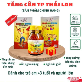 Vitamin tăng cân, tăng cân TP thái lan mẫu mới hộp 100 viên, hỗ trợ kiểm soát cân nặng, tăng cân an toàn hiệu quả