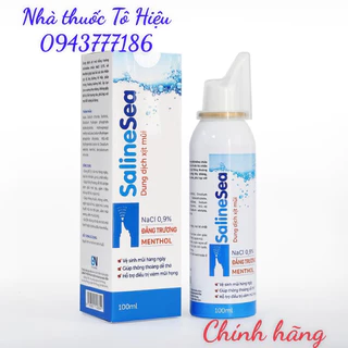 Dung dịch xịt mũi đẳng trương SalineSea Chai 100ml