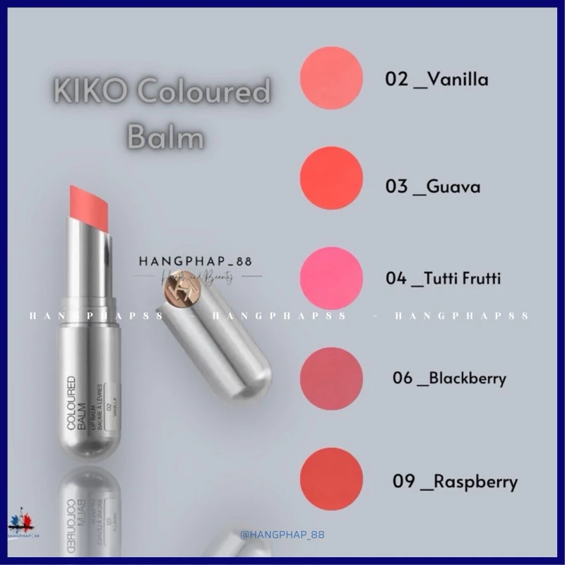 Son dưỡng môi có màu Kiko Coloured Balm