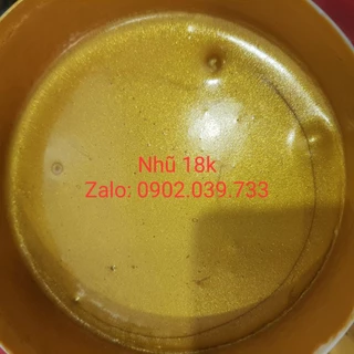 [Hộp 1kg]Sơn nhũ vàng 18K sơn ngoại thất supon(Hàng chính hãng)