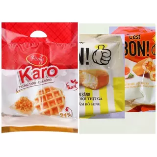 TÚI 6 CHIẾC BÁNH TRỨNG TƯƠI CHÀ BÔNG KARO/ C'est bon Orion