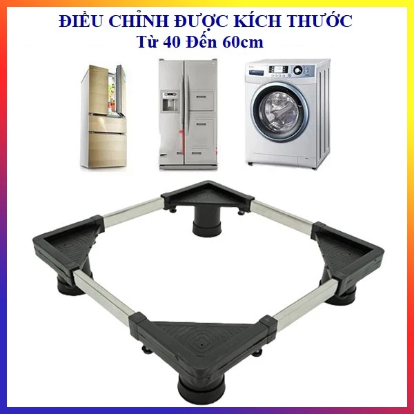 Chân Kê Máy Giặt, Tủ Lạnh, Máy Lọc Nước  Đa Năng, Kệ Để Máy Giặt Chống Rung Điều Chỉnh Được Kích Thước