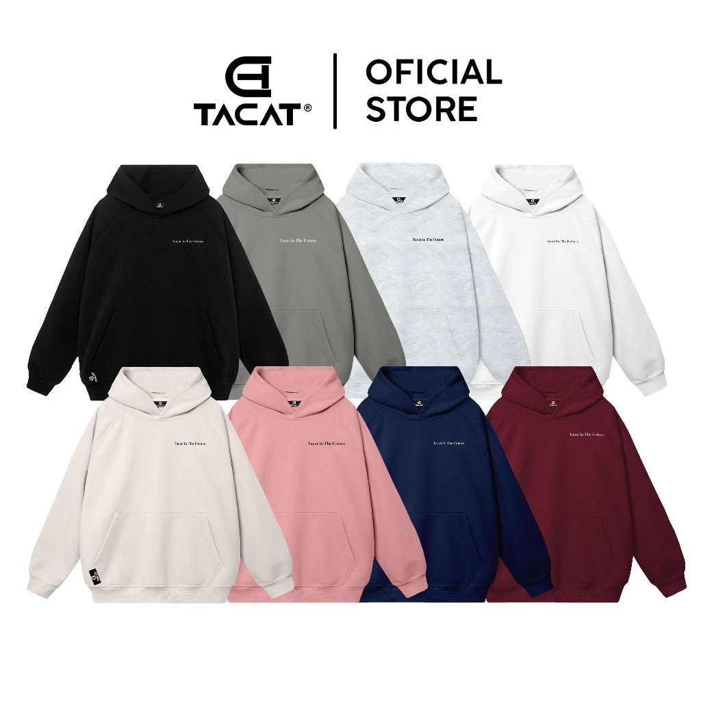 Áo Hoodie TACAT BRAND Form Unisex Mũ Rộng 2 Lớp , Áo Nỉ Hoodie Dài Tay Chất Nỉ Bông Dày Siêu Ấm