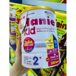 Sữa Bột Nutricare Hanie Kid Pedia 2+ (800g)